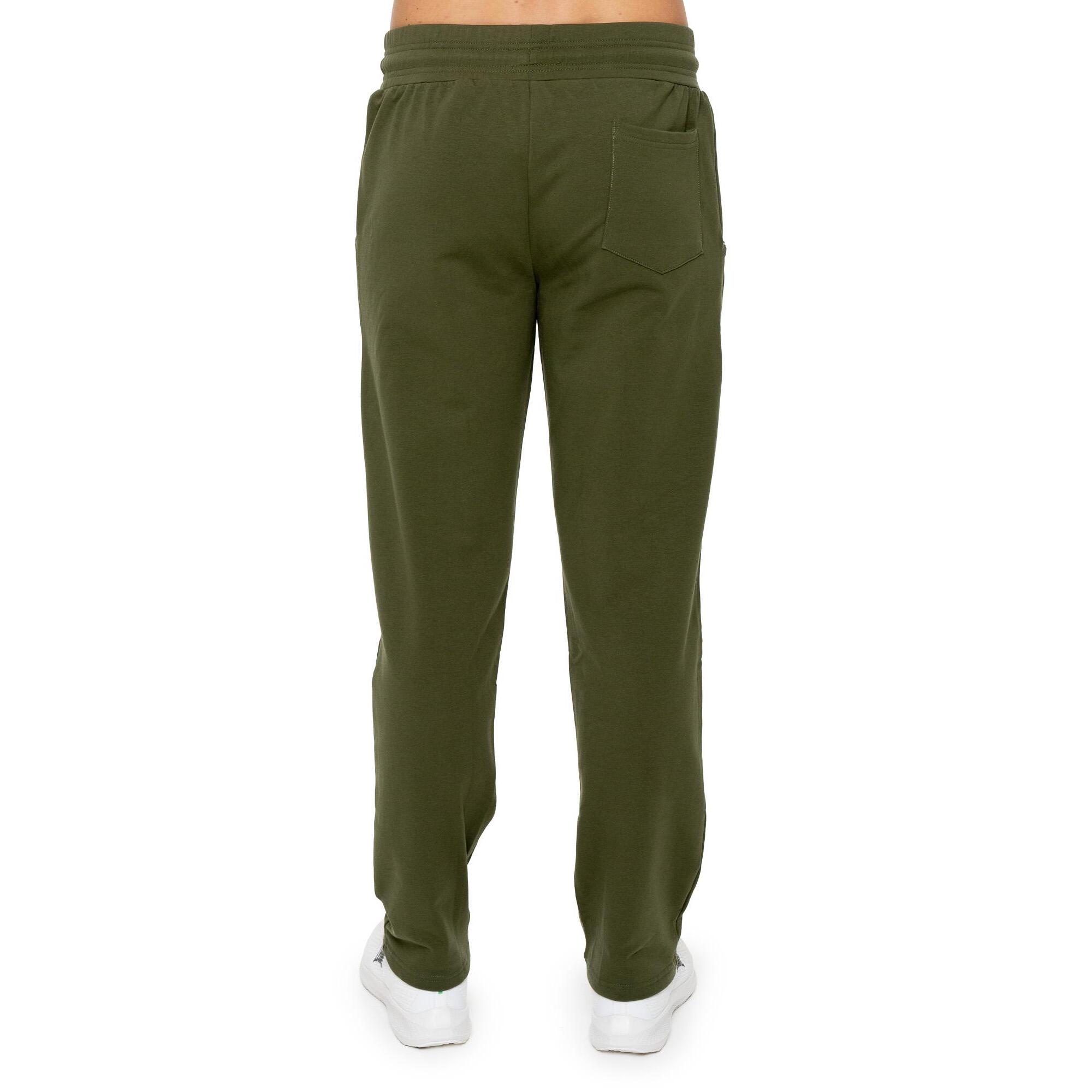 Pantalón de deporte de invierno para hombre sin puños con pequeño logo "Basic"