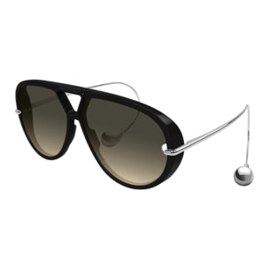 Gafas de Sol Bottega Veneta BV1273S-010 de Acetato Mujer 63 mm