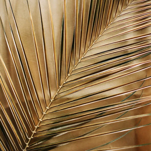 Affiche deco golden palm Affiche sous cadre noir