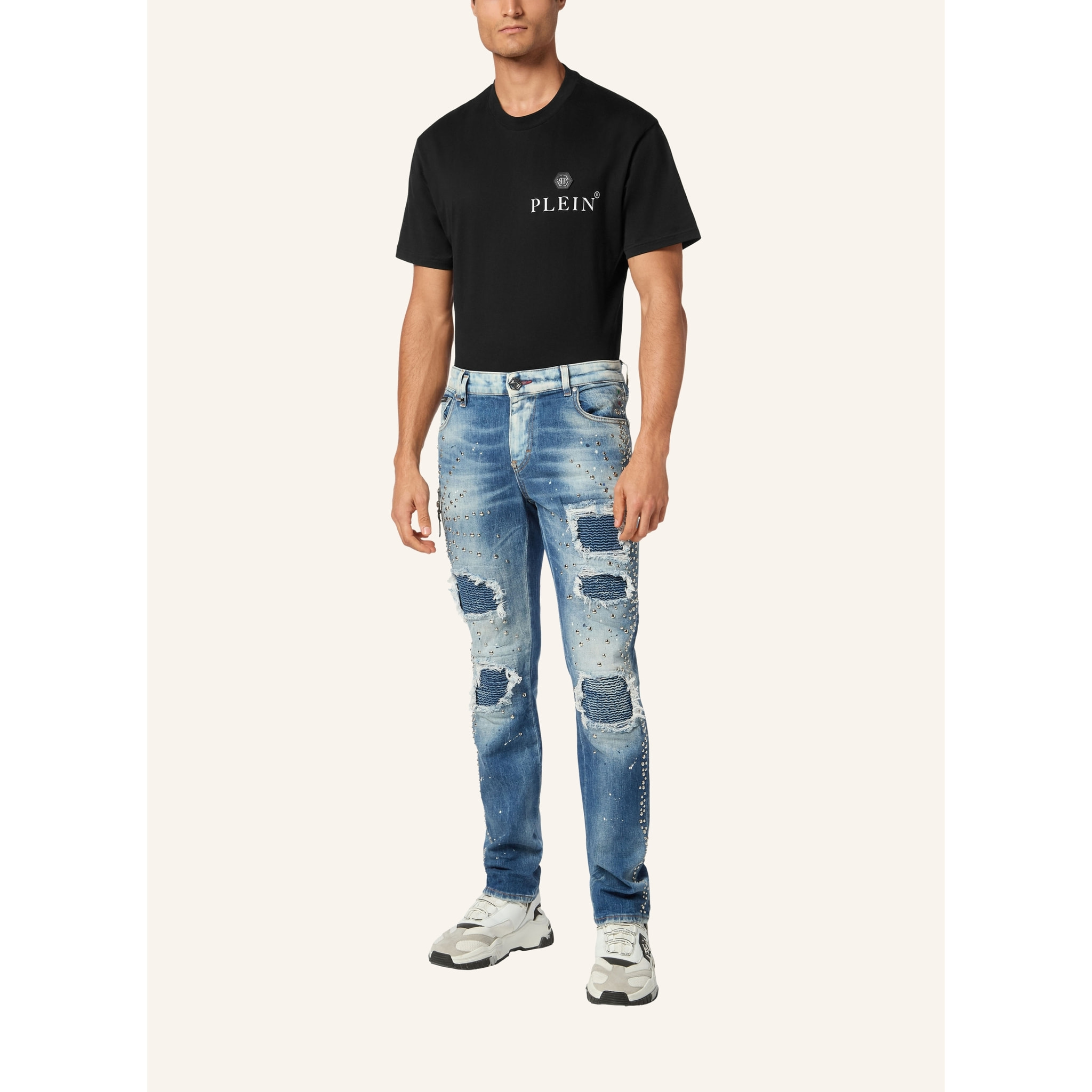 PHILIPP PLEIN Jeans dal taglio slim ROCK STAR