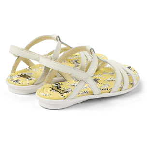 CAMPER Right - Sandalias Blanco Infantil Unisex