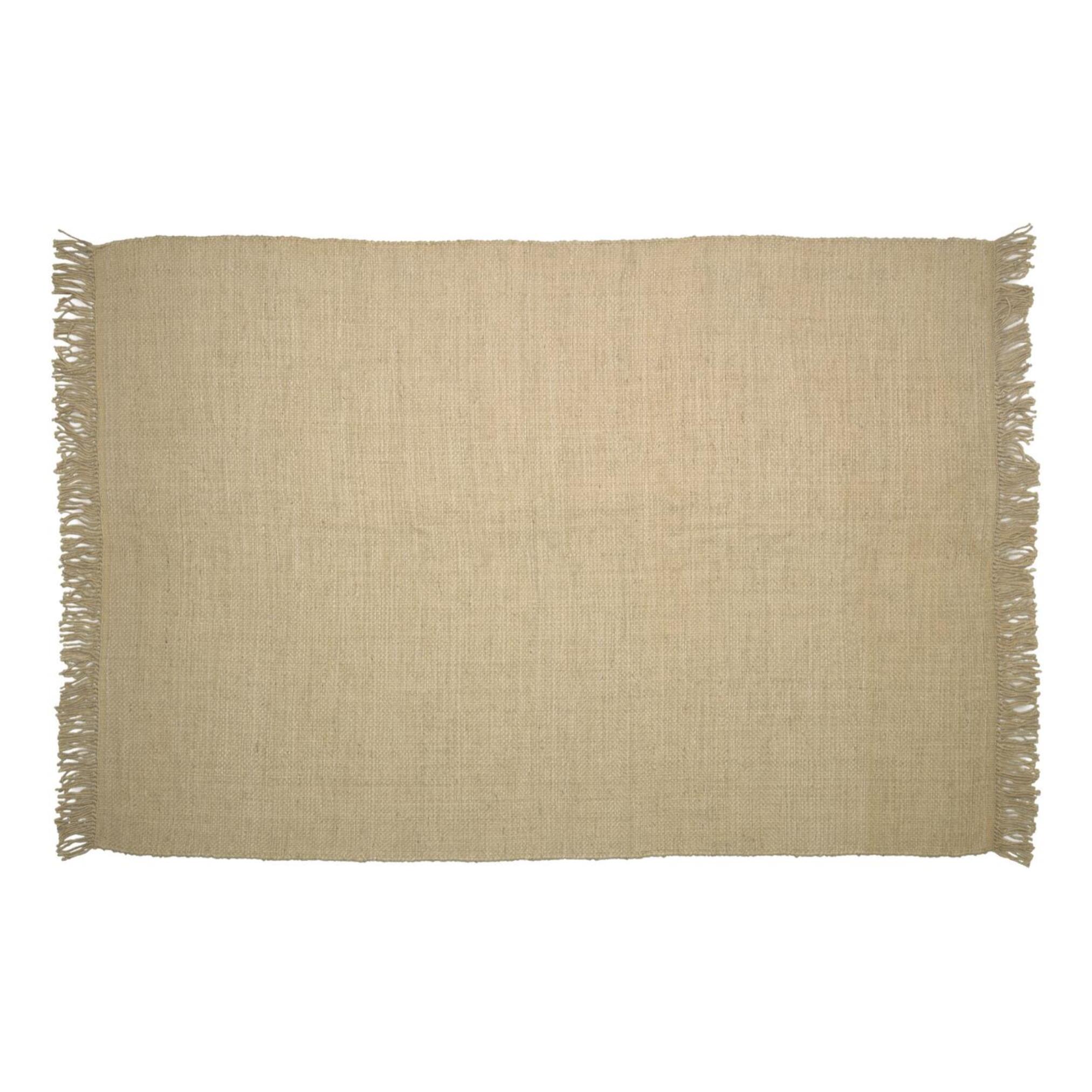 Kave Home - Tappeto Siria 100% iuta beige 160 x 230 cm