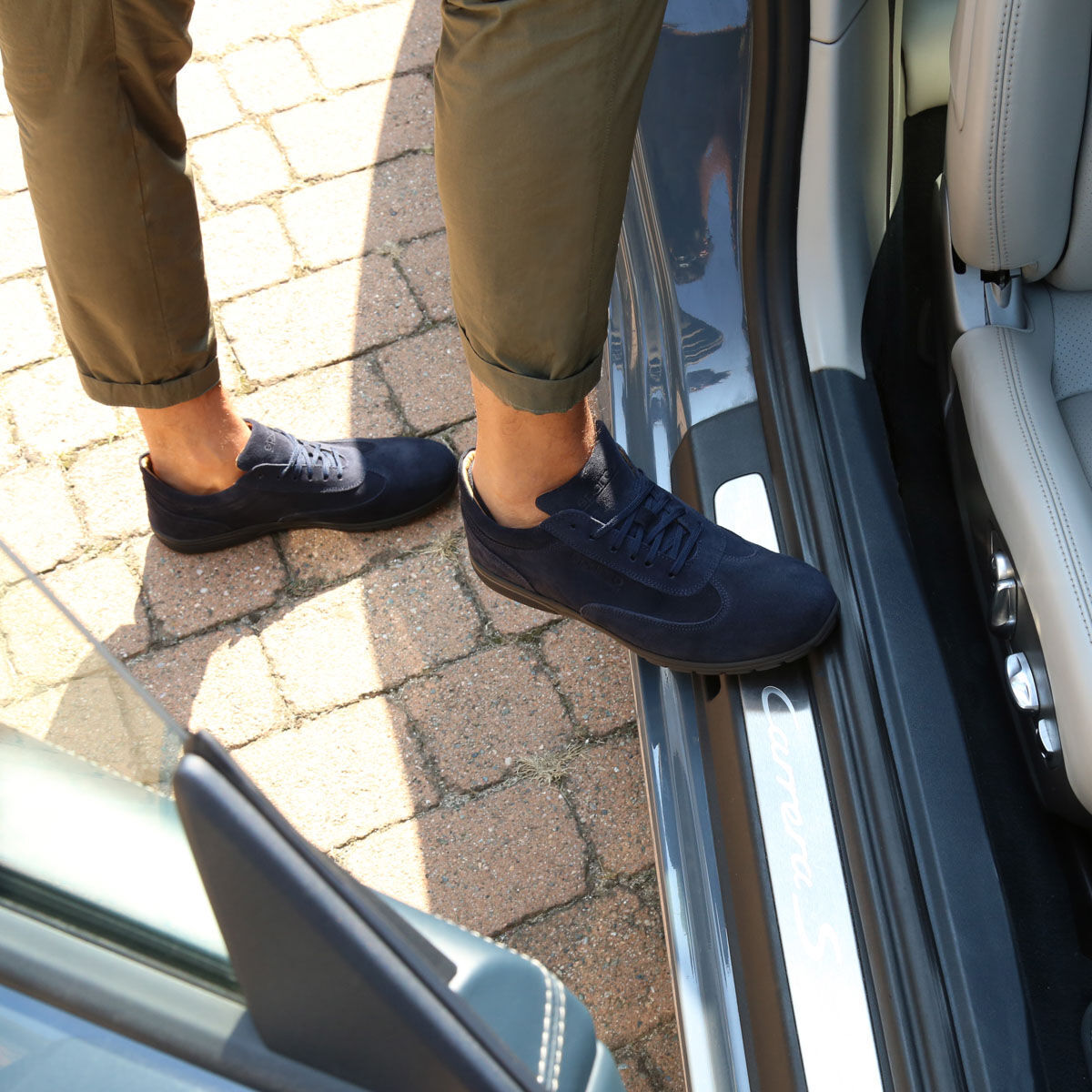 Zapatillas Sneaker para Hombre - Sparco Imola-grip Suede Blue
