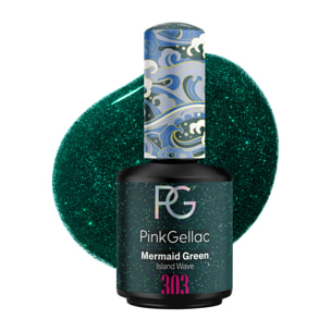 Vernis semi-permanent - 303 Mermaid Green - 15 ml