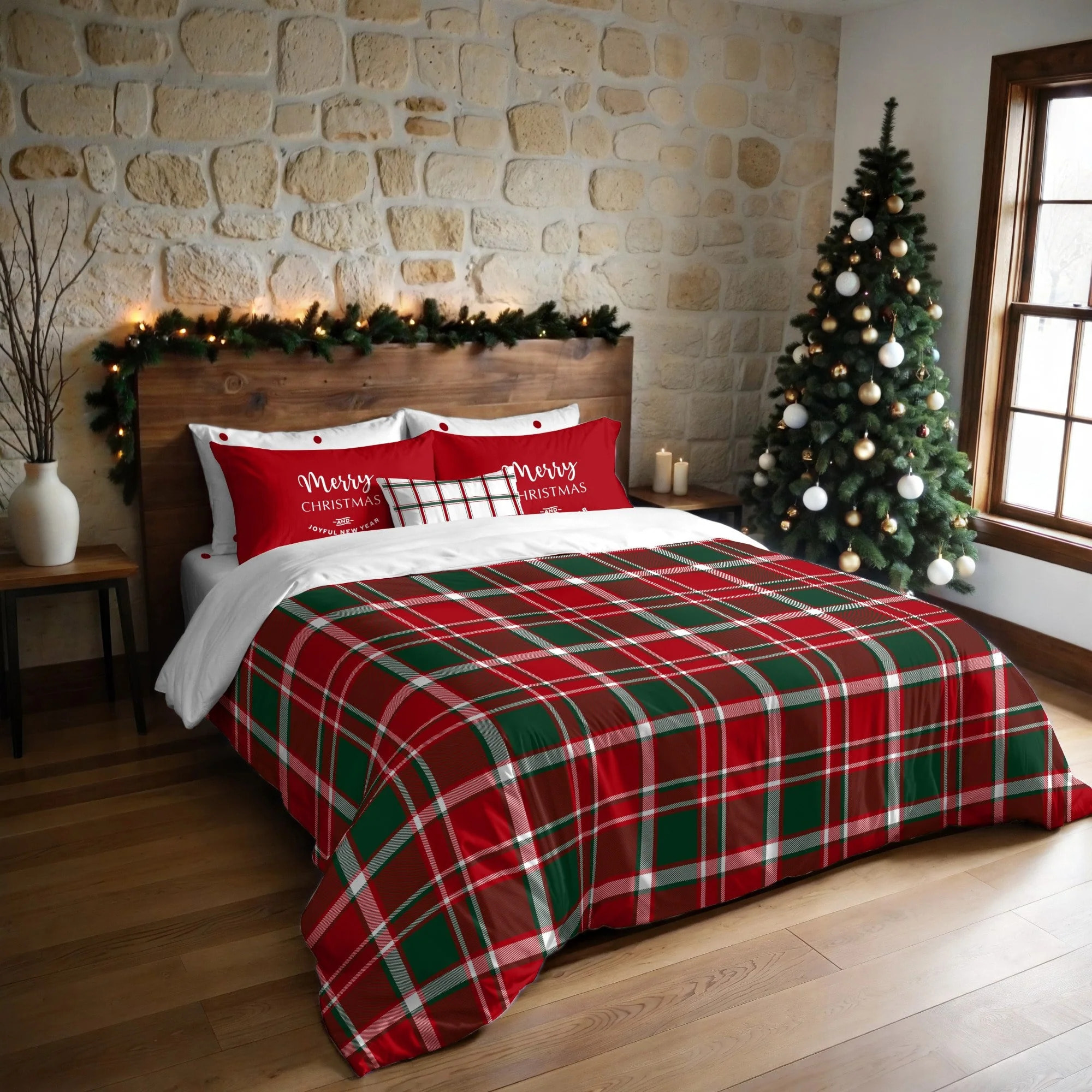 Housse de couette avec clics 100% coton Laponia 16