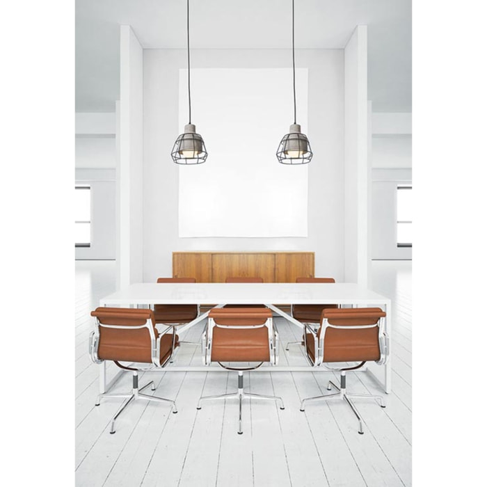 Forlight King - Lámpara Colgante De Techo De Cemento, Lámpara De Techo De Diseño