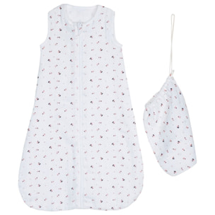 Gigoteuse 6 mois en coton bio blanc
