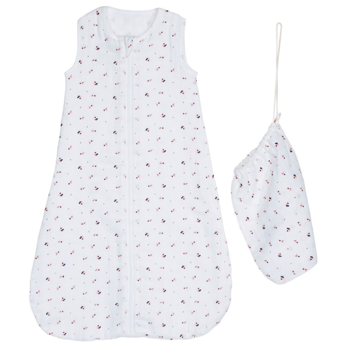 Gigoteuse 6 mois en coton bio blanc