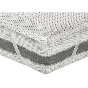 Topper Correttore Materasso Letto Memory Silver