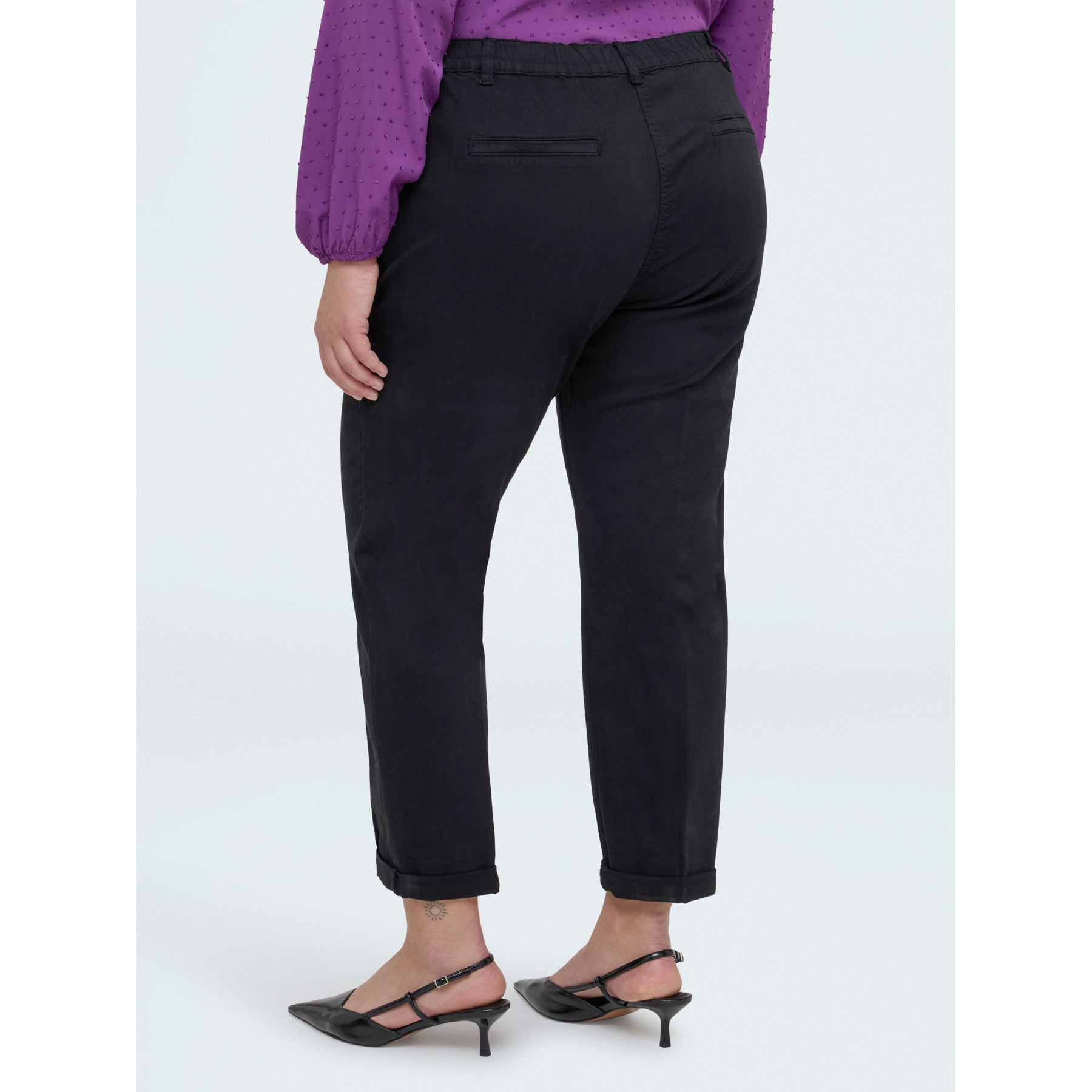 Fiorella Rubino - Pantalones Chino de algodón - Negro