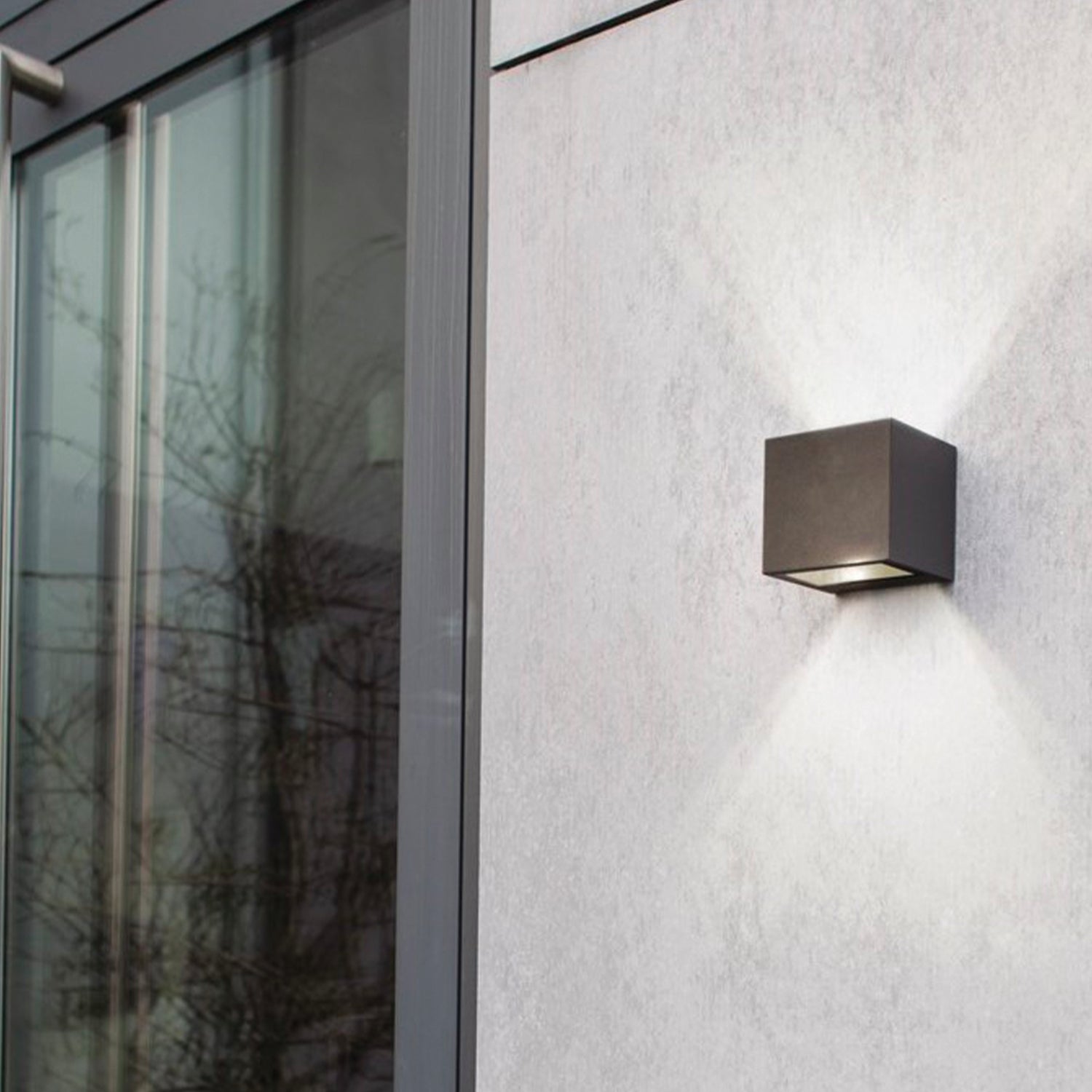 Applique murale secteur GEMINI CUBE GREY