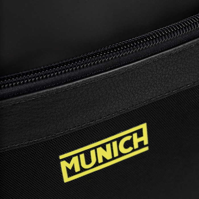 Bandolera Negra de Alta Resistencia con Bolsillo Frontal JUNGLE CROSSBODY