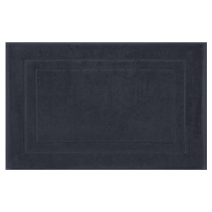 Tapis de bain pur coton 900 g/m² uni marine Elea navy