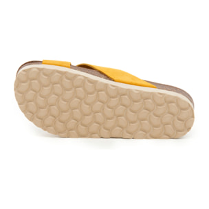 SANDALO CON ZEPPA BILLOWY GIALLO