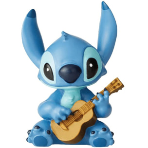 Lilo e Stitch Statua Stitch con Chitarra 6 x 9 Cm Disney Showcase Collection