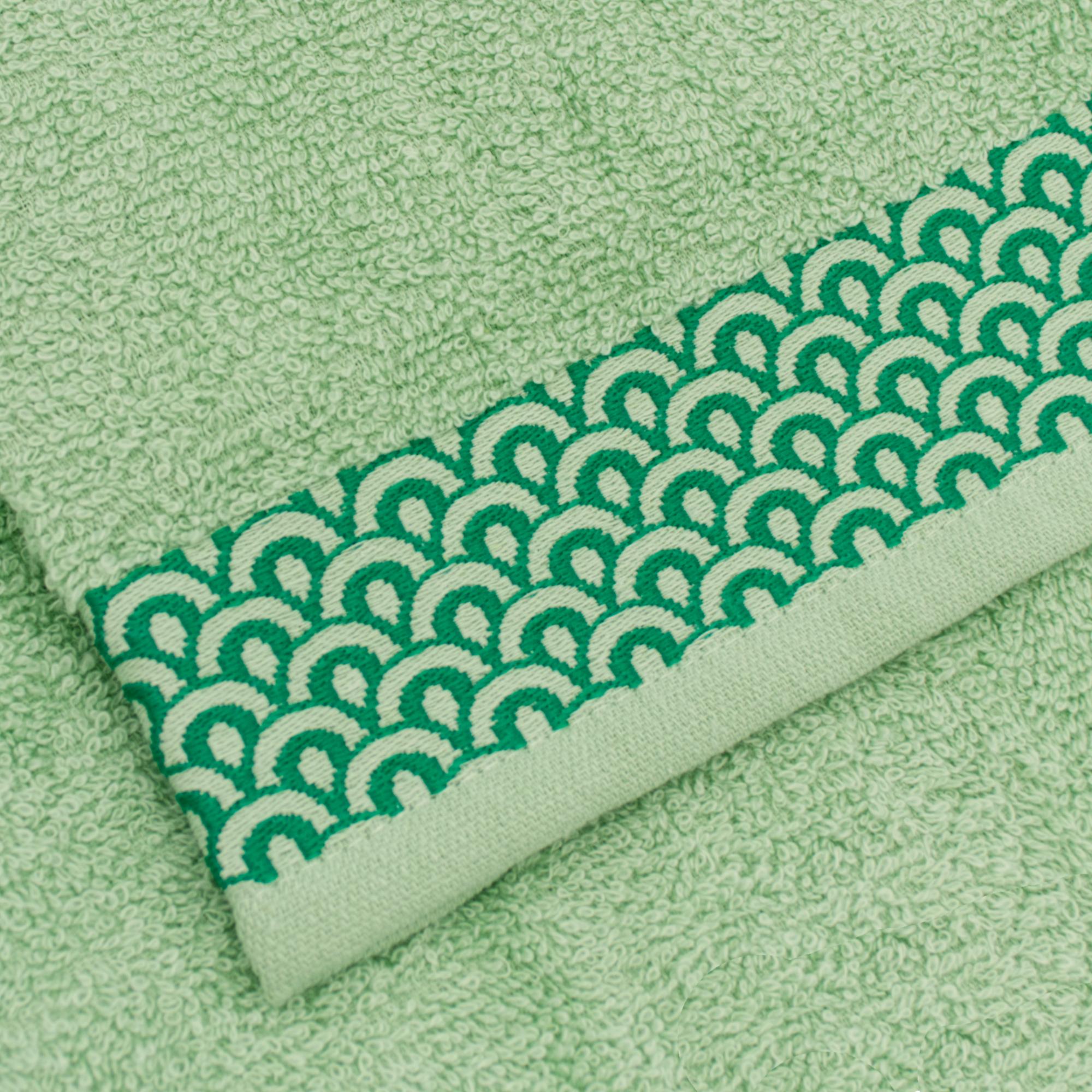 SET ASCIUGAMANI COTTON MANIA - POINT - VERDE CHIARO SALVIA