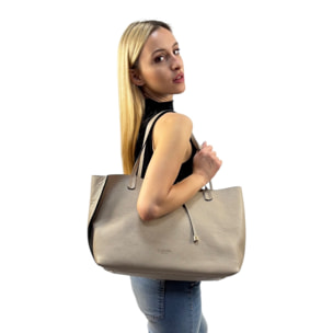 Bolso de hombro Cheval Firenze Clarice Gris Pardo
