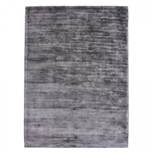 Tapis artisanal doux et soyeux tufté main en viscose