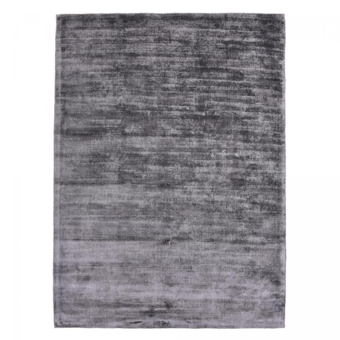 Tapis artisanal doux et soyeux tufté main en viscose