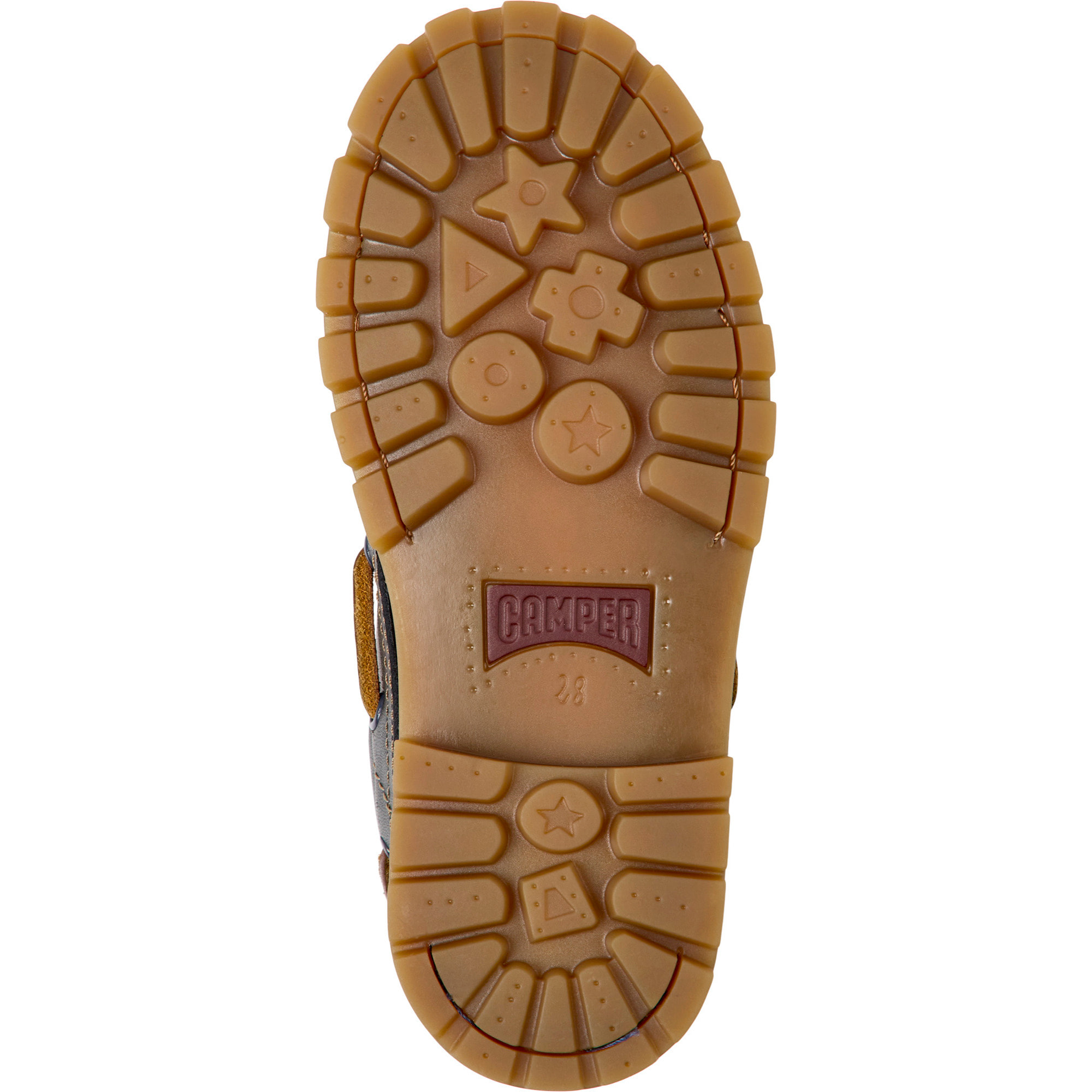 Scarpe stringate - CAMPER Compas - Marrone - Pelle liscia