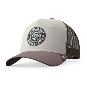 Gorra Trucker Born to Be Free Marron The Indian Face para hombre y mujer