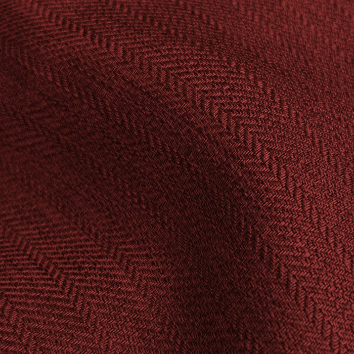 Rideau uni Jacqaurd à œillets - Rouge