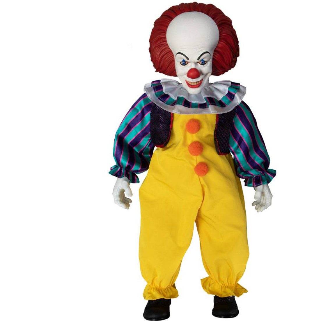 Stephen Kings It 1990 Mds Roto Peluche Bambola Pennywise 46 Cm Mezco Toys