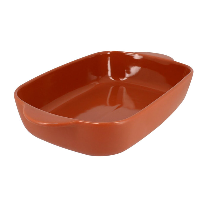Plat à four en grès terracotta 33x20cm  OCTAVE