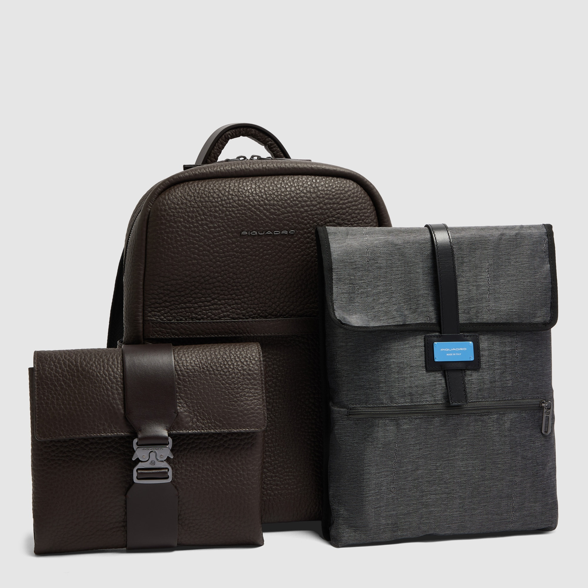 Piquadro Zaino uomo porta pc 14" a due scomparti