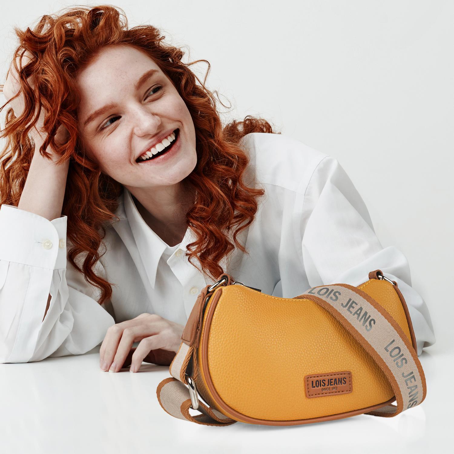 Bolso Bandolera Mujer Sint/Pu Lois Chandler Mostaza