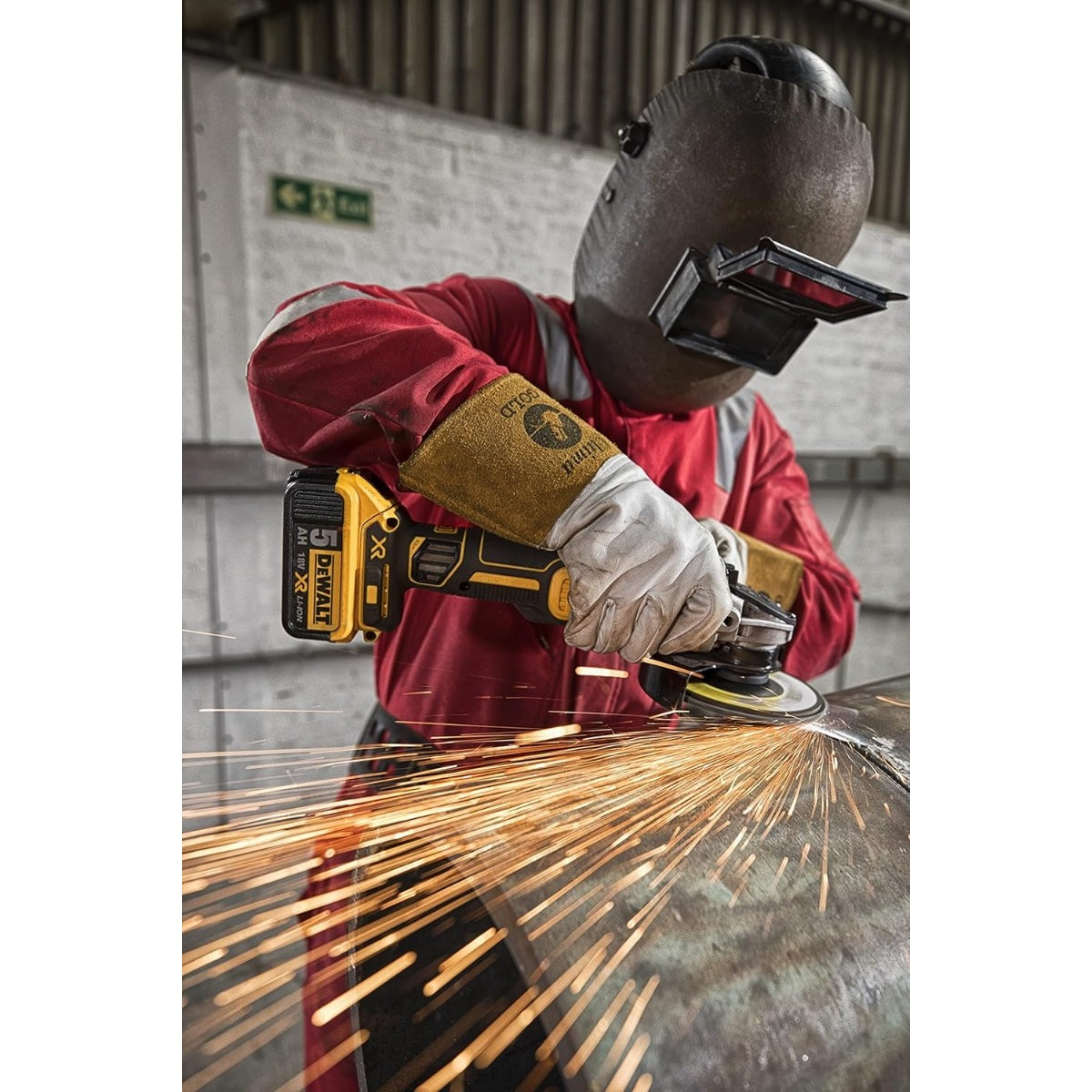 Meuleuse XR 18V brushless 125 mm - sans batterie ni chargeur - coffret TSTAK - DEWALT - DCG405N-XJ