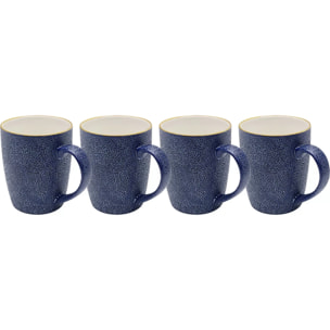 Mugs Gioia bleus set de 4 Kare Design
