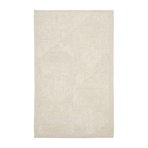 Alfombra Sicali de yute blanco 160 x 230 cm