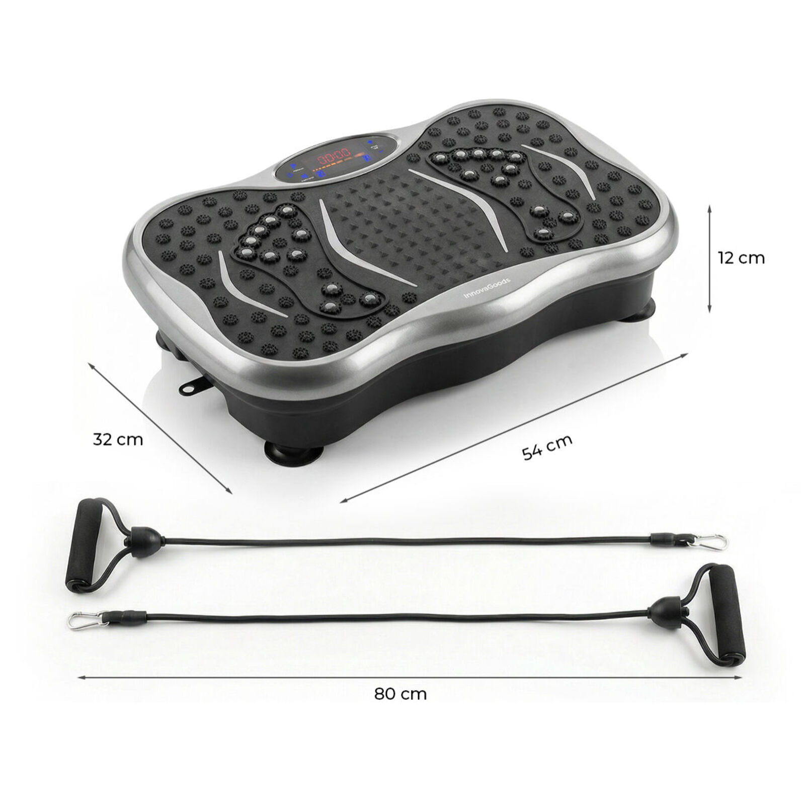 Plataforma Vibratoria con Altavoz, Bandas de Resistencia y Mando a Distancia Vivflow InnovaGoods