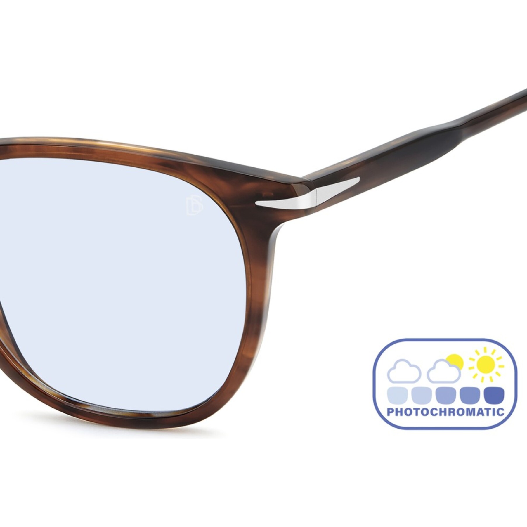 Gafas de Sol David Beckham DB 1160/S EX4 QZ Fotocromáticas de Acetato Hombre 51 mm