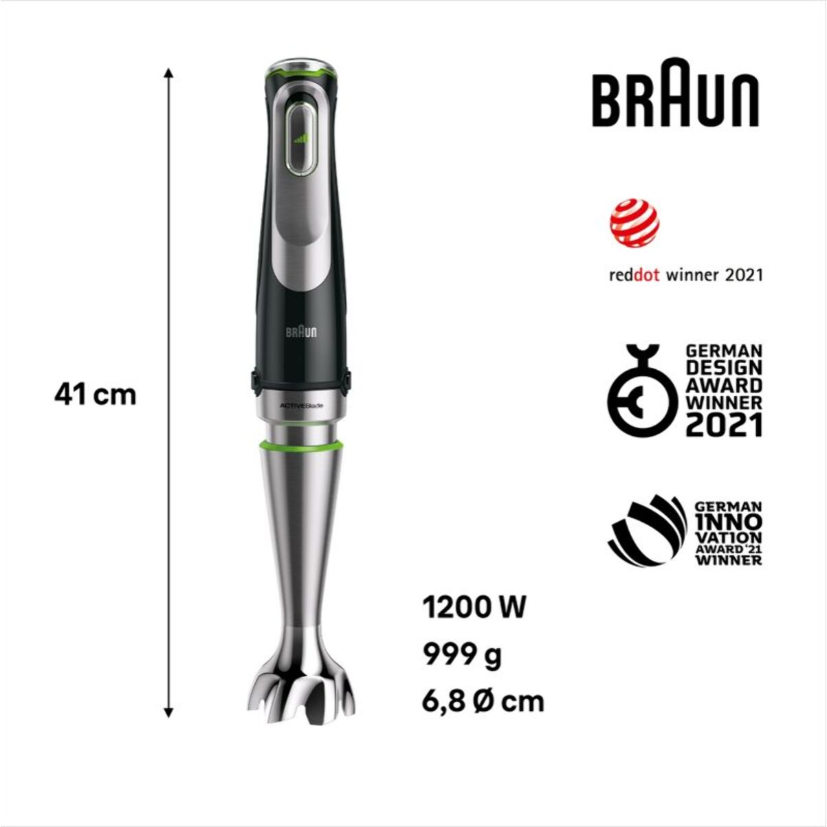 Mixeur BRAUN Multi Quick 9 MQ9147X