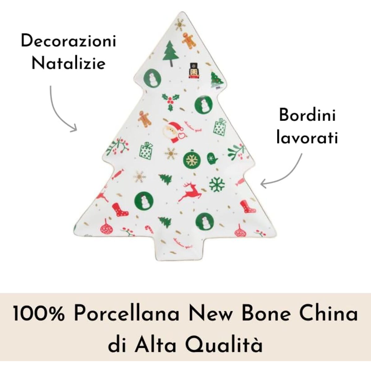 Vassoio Albero in porcellana