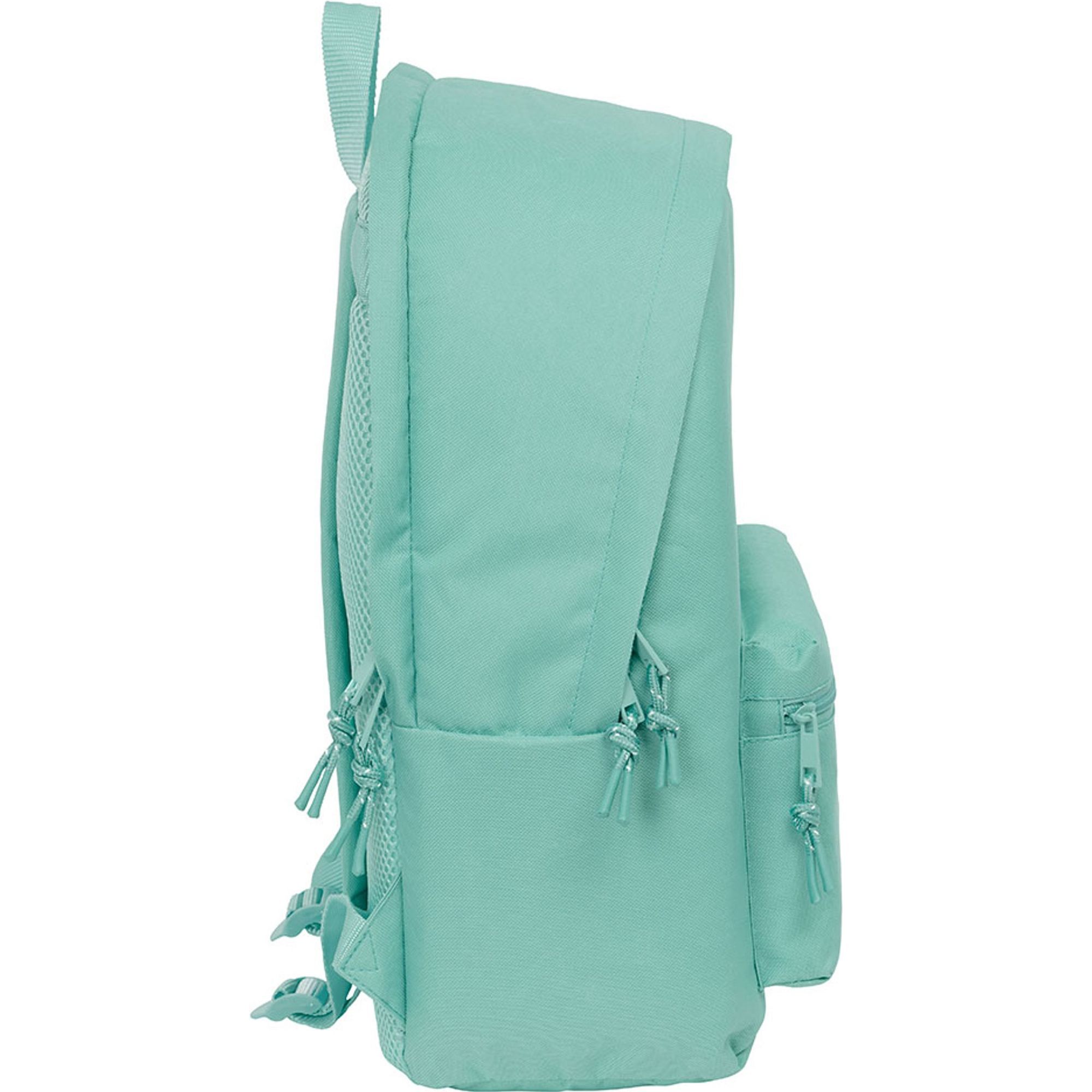 Mochila doble para portatil 15,6"+usb f.c.barcelona chica musgo