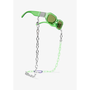 Cadena Gafas Link Chain Verde D.Franklin