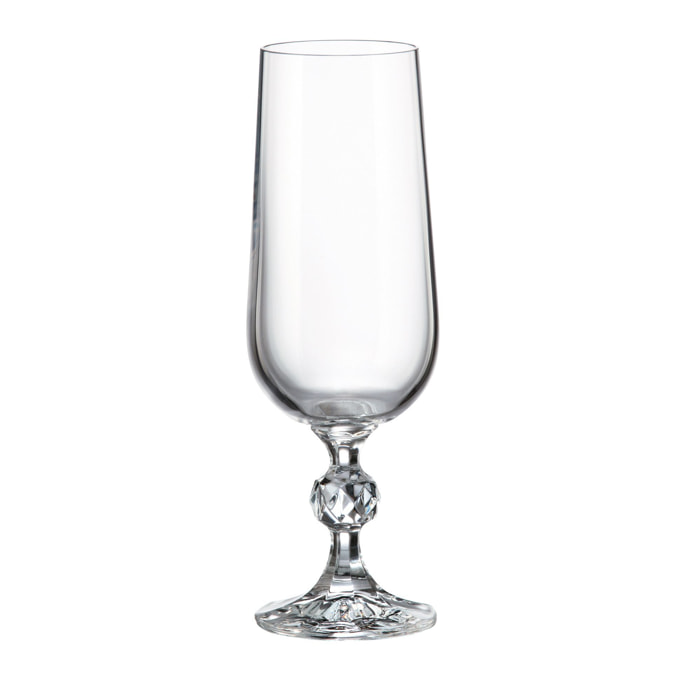 Lot de 3 flûtes en cristallin 18cl MATIGNON