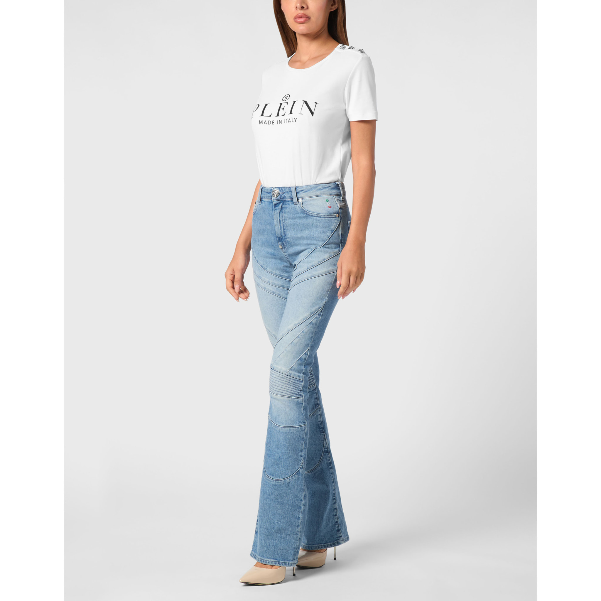 PHILIPP PLEIN Jeans Flare Fit RACING