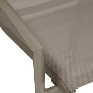 Fauteuil de jardin Axant noisette/café