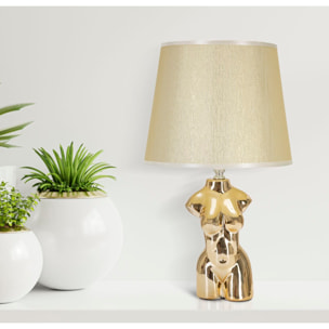 LAMPADA DA COMODINO GLAM WOMAN CM Ø 25X39,5