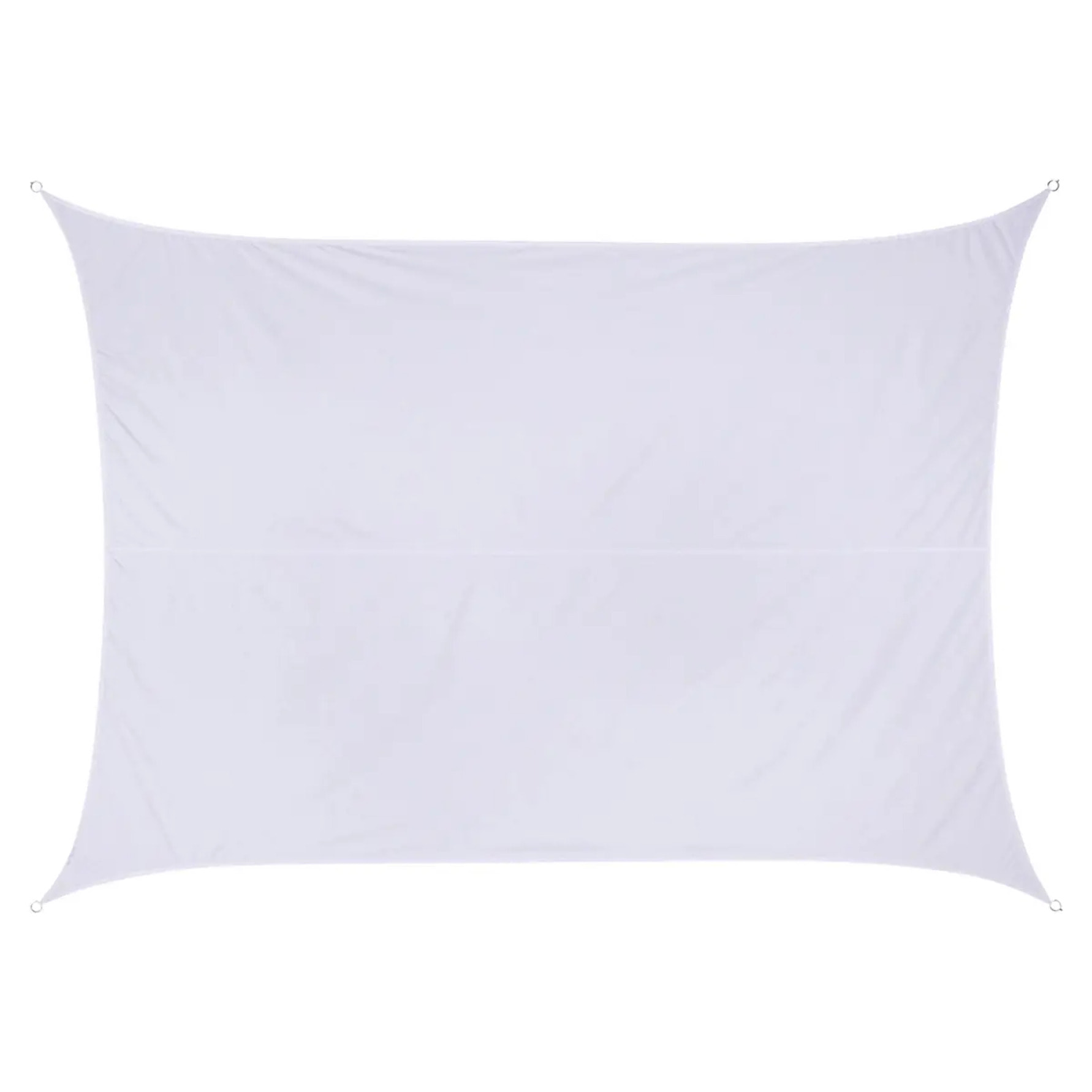 Voile d'ombrage rectangulaire Curacao Blanc