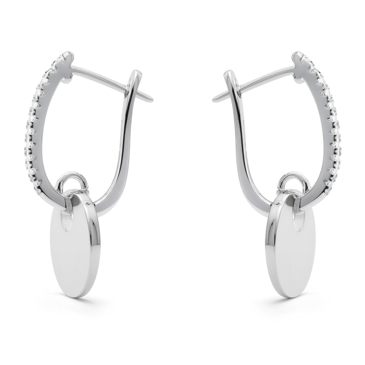 Pendientes acabado en Plata de Ley 925