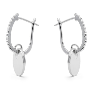 Pendientes acabado en Plata de Ley 925