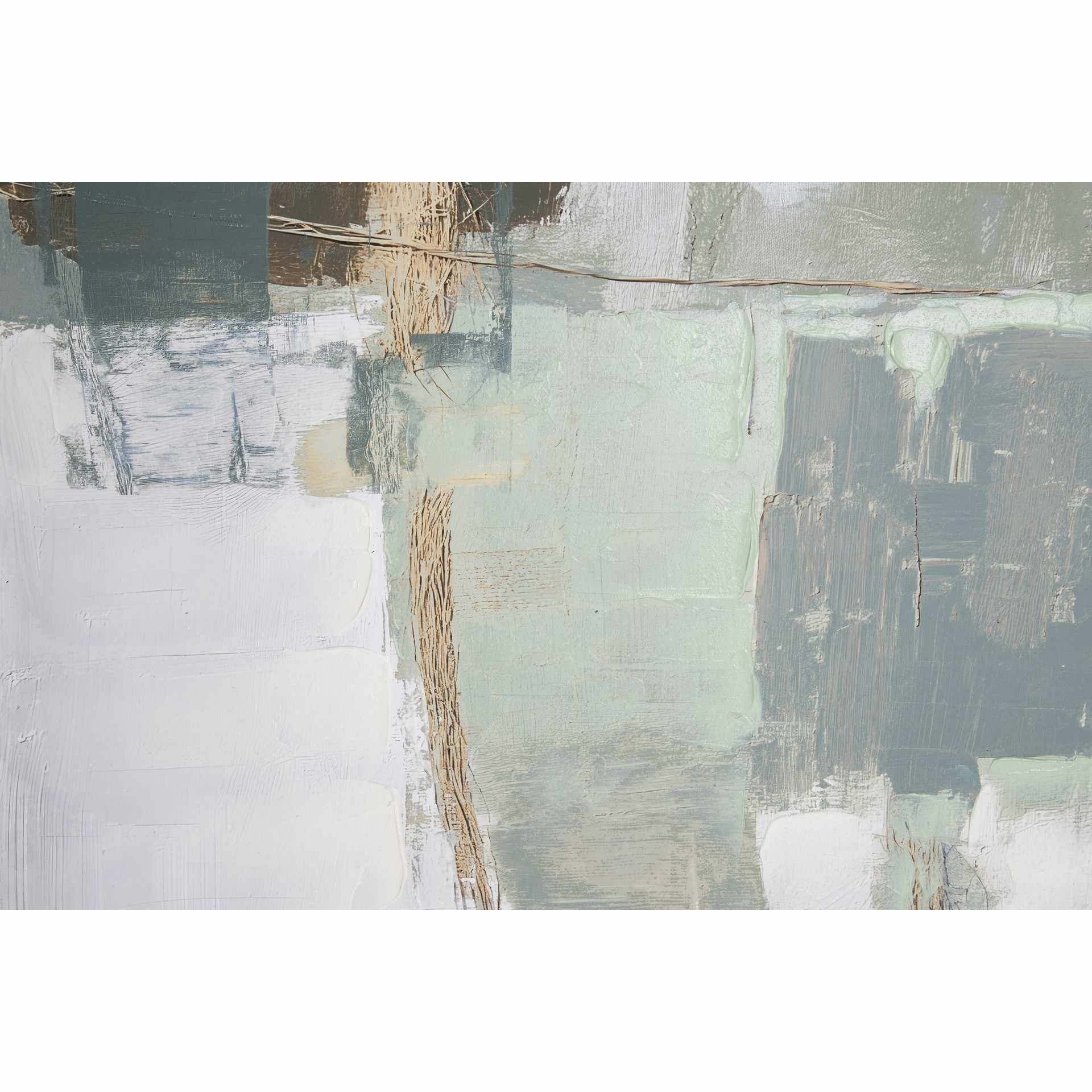 Set 2 Cuadros 80% Pintado A Mano 83x4x83 Cm