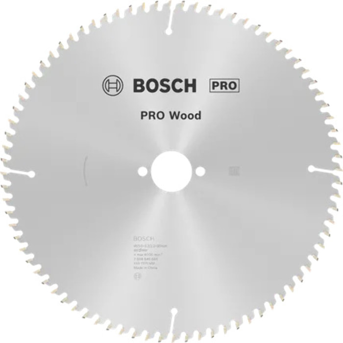 Lame de scie circulaire Optiline Wood Ø 30mm - 250 x 30 x 3,2 mm, 80 - 2 608 640 660