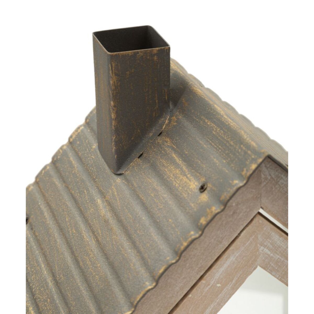 LANTERNE HOME FLOWER COPPIA CM 18X13X36-12,5X8,5X25 (VETRO TEMPERATO)