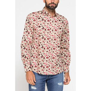 CAMICIA SLIM FIT IN POPELINE STRETCH